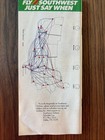 Southwest Airlines Vintage Timetable - July 1987