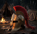 Greek Spartan Roman Helmet Medieval Armor King Leonidas Costume Gift