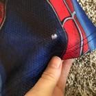 Vtg Spider Man 2002 Film Promo Button Front Baseball Jersey Y2k Blue Red Med