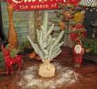 Primitive Mini Artificial Spruce Pine 12  Snow Flocked Table Top Christmas Tree