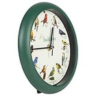 Audubon Society Singing Bird Wall   Desk Sound Clock  8 Inch  Green