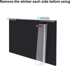  20-22 Inch Computer Privacy Screen Filter  Hanging Removable Acrylic Screen 