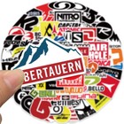 10 30 50pcs Cool Ski  Skate  And Snowbord Brand Logo Sticker Packs