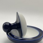 Dark Cobalt Blue Ceramic Mortar And Pestle For Herbs  Spices  Nuts And Pharma