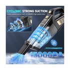 Ckikh Handheld Vacuum Cordless  15000pa Strong Suction Hand Held Car Vacuum C   