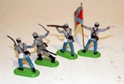 Britains Confederate Infantry Set     4 Civil War Soldiers
