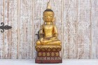 Large Precious Burmese Gilded Buddha