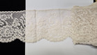 Vintage antique  Beige  Cotton Leavers Lace  4 Yards