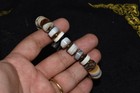 Ancient Middle Eastern Banded Agate Stone Bead Bracelet Over 2000 Year Old