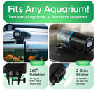 Alimentador Autom  tico Para Acuario Programable Con Term  metro Digital