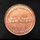 Atlantis Car Wash  1 00 Carwash Token 22mm  d887 