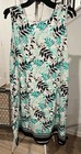 Anthony Richards Sleeveless 100  Cotton Floral House Dress  Lounge Wear Size  Lg