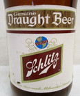 1965 Vtg 1960 s Schlitz Draught Glass Beer 1 Quart Bottle W  Cap Milwaukee Wis 