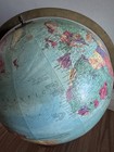 Vintage Mid 1900s 12 Inch Replogle Standard Globe With Metal Base