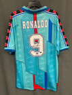 Ronaldo Naz  rio Signed Barcelona Football Soccer Jersey Auto Bas Hologram Sz Xl