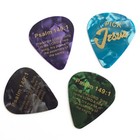  Pick Jesus Guitar Picks - Bible Verse Psalm 149 1  Pack Of 10 Christian Gift