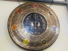 22  Extra Large Seven Chakra Carving Sound Healing Tibetan Gong