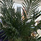 Artificial Palm Tree Green Plastic Houseplant Decorative Tropical Decor 4ft Tall