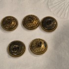 Vintage U s  Army Great Seal Uniform  Buttons - Lot Of 5  wwii Era 