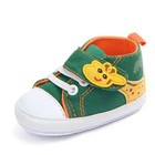 Canvas Sport Animal Deer Infant Prewalker Cartoon Cute Baby Boy Girl Shoes