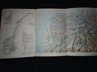 Old Vintage 1930 From Norway The Bergen Railway Brochure Map