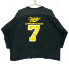 Vintage Miller Beer T-shirt Xl Single Stitch Double Sided Made Usa 90s