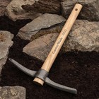 Mini Pick Axe Small Mattock Tool 16  Long Ash Wood Handle Made In Germany