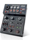Pyle Professional Wireless Dj Audio Mixer 3-channel Bt Dj Controller Bundle
