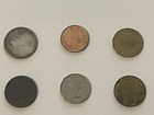 Lot Of 16 World Coins Canada Norway Mexico Germany England Uk France Silver