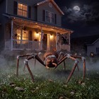 Halloween Outdoor Decorations Brown Giant Spider  45    Scary Large Spider Hallowe