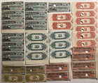1891 1895 N   W Railroad Norfolk Western Locomotive American Bank Bond Vouchers