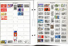 Great Britain Stamp Collection On 45 Harris Pages  1840-1983  bi 