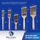 10pk Angle House Wall trim Paint Brush Set Home Exterior Or Interior Brushes