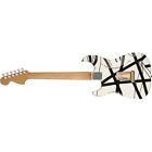 Evh Striped Series  78 Eruption Electric Guitar  White With Black Stripes Relic