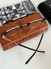 Authentic Chrome Hearts Bonennoisseur Ii Eyeglasses Black Silver 53-19-150