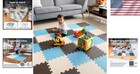 Baby Play Mat  Soft Foam Tiles  Crawling   Development