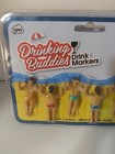 Drinking Buddies Drink Markers  Cocktail  Wine Glass Male Charm 6-count 