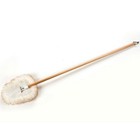 Lamb s Wool Wedge Mop For Floor Or Ceiling Natural Lanolin Dust Magnet Usa Made