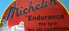 Vintage Michelin Tires Sign - Gas Oil Pump Garage Motorcycle Auto Service Sign