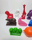 Vintage Mold A Rama Zoo Animals Wax Figures Lot Of 12