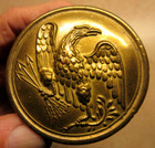 Excellent Civil War Eagle Belt Buckle   Breastplate  Original  1 7 8  X  2 3 8 