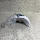 New Flexfit Navy Blue white Fitted Baseball Hat Blank