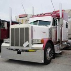 Trux Tsun-p1  -  14 Inch Southern Style Bowtie Visor  Blind Mount For Peterbilt