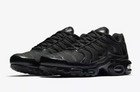 New Nike Air Max Plus Tn Men s All Black Cool Air Cushion Shoes Black