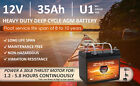 2 Hoveround Comp Vmax V35-857 Agm Wheelchair Hi Cap 70ah Battery Affinity