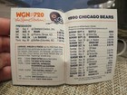 Chicago Bears 1990 Football Pocket Schedule