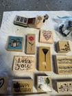 Mixed Rubber Stamps Lot Of 125  Graphic Rubber Stamp   More 