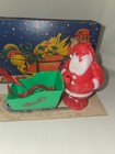 Vtg 1950s Rosbro Rosen The Santa Clipper Sleigh Reindeer W  Box 16  Wow