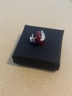 Red Silver Heart Wing Metal Resin Pin Brooch Fashion Accessory Tie Tac Lapel Pin