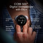 Eko Core 500    Digital Stethoscope     40x Amplification  Active Noise Cancellat   